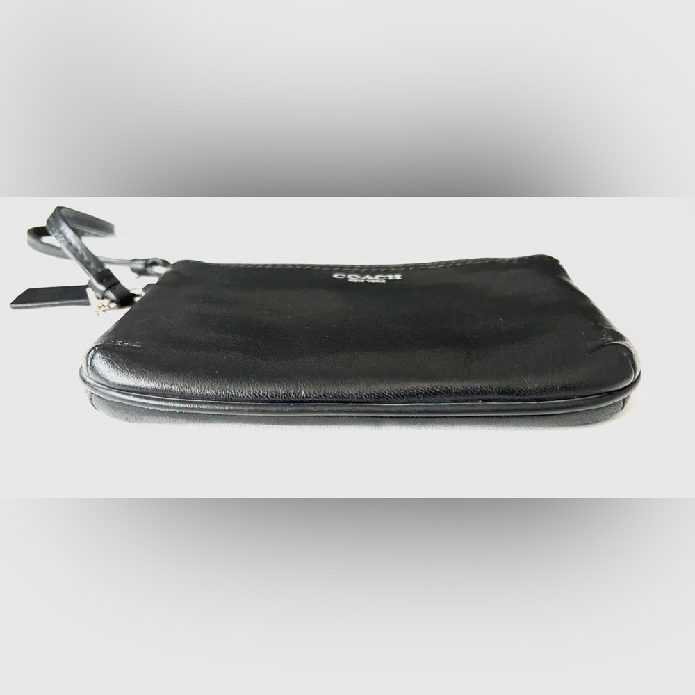 Coach Black Leather Wristlet - Picture 6 of 10